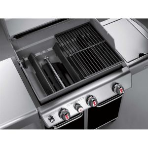 Газовый гриль Weber Genesis E-330 с боковой горелкой и Sear-station черный