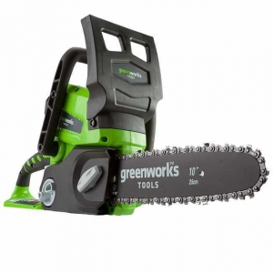 Цепная пила аккумуляторная GreenWorks G24CS25K2, 24V, 25см, c 1хАКБ 2 А.ч и ЗУ арт. 2000007VA