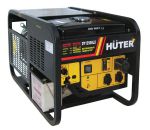 Бензиновый генератор Huter DY12500LX c колесами и аккумулятором
