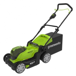 Газонокосилка аккумуляторная Greenworks G24X2LM41 2*24V (41 см) c АКБ 2АЧ и ЗУ, арт. 2512607