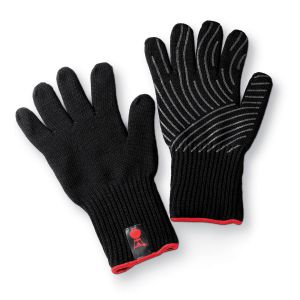 Перчатки Weber BBQ Mitt, Black, long with silicone burl (L/XL) - 6670