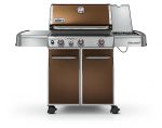 Газовый гриль Weber Genesis E-330 с боковой горелкой и Sear-station медный