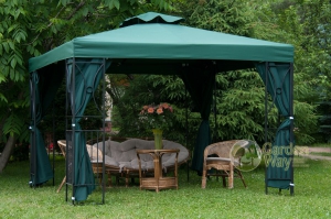 Садовый шатер-беседка GardenWay SLG032 зеленый