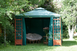 Садовый шатер-беседка GardenWay SLG033 зеленый