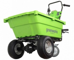 Садовая тележка самоходная Greenworks G40GC, 40V, 106 л без АКБ и ЗУ арт. 7400007