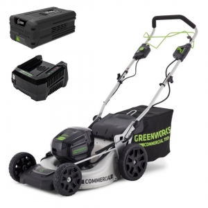 Газонокосилка GREENWORKS GC82LM51SP 82V бесщеточная, с АКБ 5 Ач и ЗУ арт.2530302UB