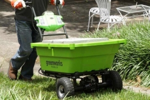 Садовая тележка самоходная Greenworks G40GC, 40V, 106 л без АКБ и ЗУ арт. 7400007