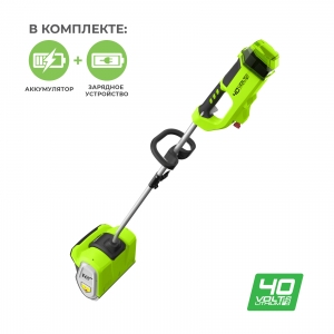 Снегоуборщик аккумуляторный G-MAX 40V GREENWORKS GD40SSK2 арт. 2600807UA