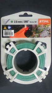 Струна  триммерная Stihl кр. сечения  2,0 мм х 15,3 м бесшумная