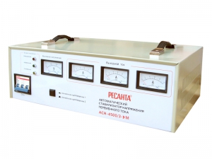Стабилизатор трехфазный электромеханический Resanta АСН-4 500/3
