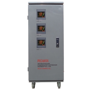 Стабилизатор трехфазный электронный Resanta АСН-30 000/3-Ц