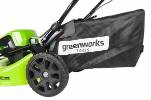 Газонокосилка аккумуляторная Greenworks GD60LM46HPK4, 60V, 46 см, бесщеточная, с 1хАКБ 4 А.ч. и ЗУ арт.2502807UB 