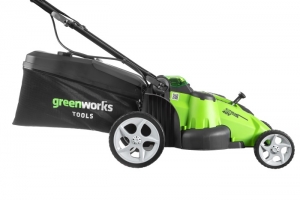 Газонокосилка Greenworks G40LM49DBK4 40V (49 см) с АКБ 4 А/ч и ЗУ, арт. 2500207VB