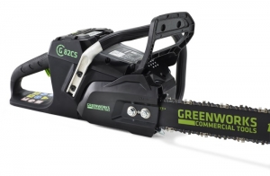 Цепная пила аккумуляторная Greenworks GС82CSK25, 82V, 46 см, бесщеточная, с 1хАКБ 2.5 А.ч. и ЗУ арт. 2001607UA