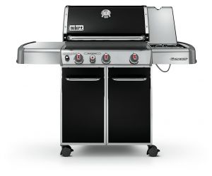 Газовый гриль Weber Genesis E-330 с боковой горелкой и Sear-station черный