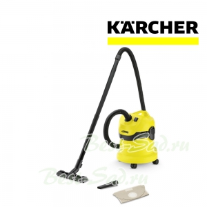 Пылесос водосос Karcher WD 2 *EU-I