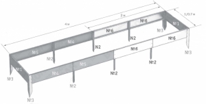 Удлинитель к Грядке 2х1м/2х0.7м