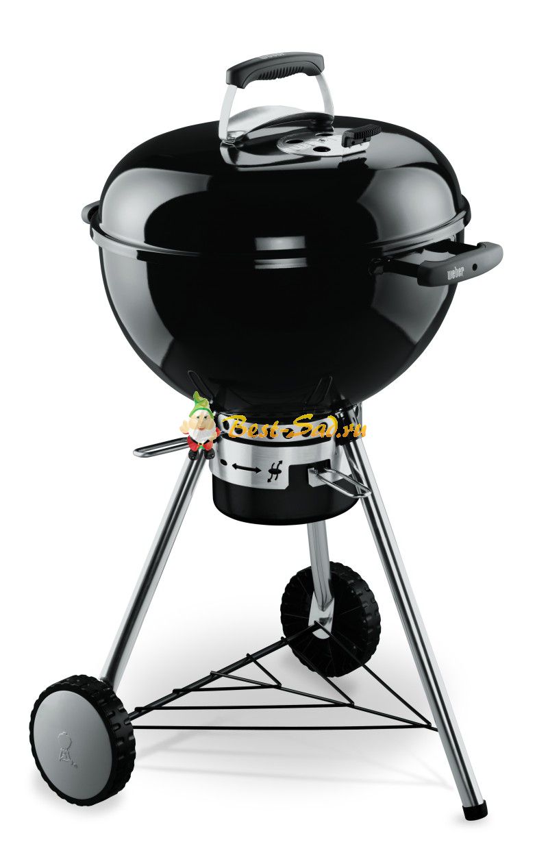 Угольный гриль Weber One-Touch Original Kettle Premium 57 cm черный купить в Мос